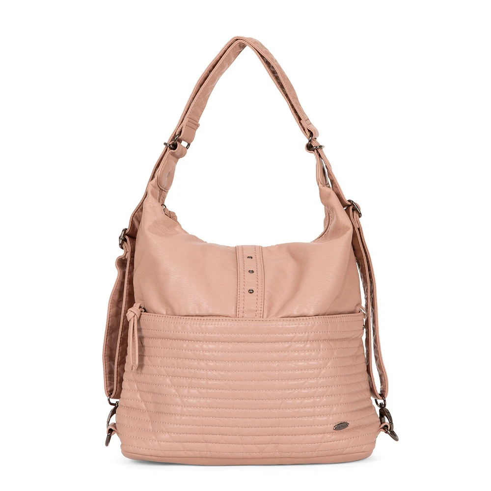 Sac à main hobo convertible matelassé
