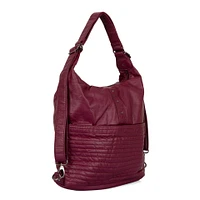 Sac à main hobo convertible matelassé