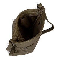 Petit sac à bandoulière multi-zip matelassé en similicuir