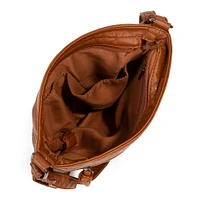 Petit sac à bandoulière multi-zip matelassé en similicuir