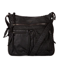 Medium Quilted Expandable Crossbody with Front Pockets