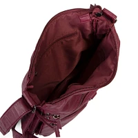 Sac à bandoulière extensible matelassé de taille moyenne avec poches avant