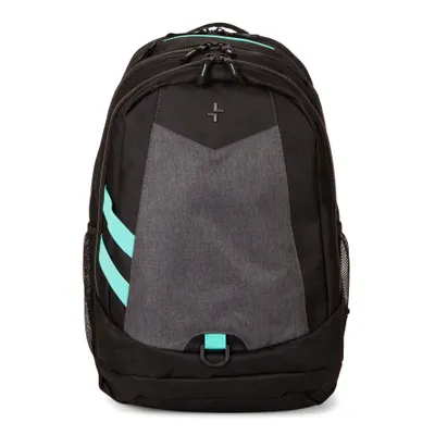 3 Compartment Backpack - Black