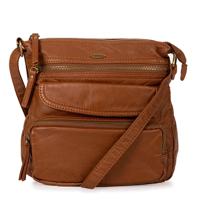 Multi Zip Front flap Crossbody