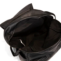 Sac à dos matelassé rabat