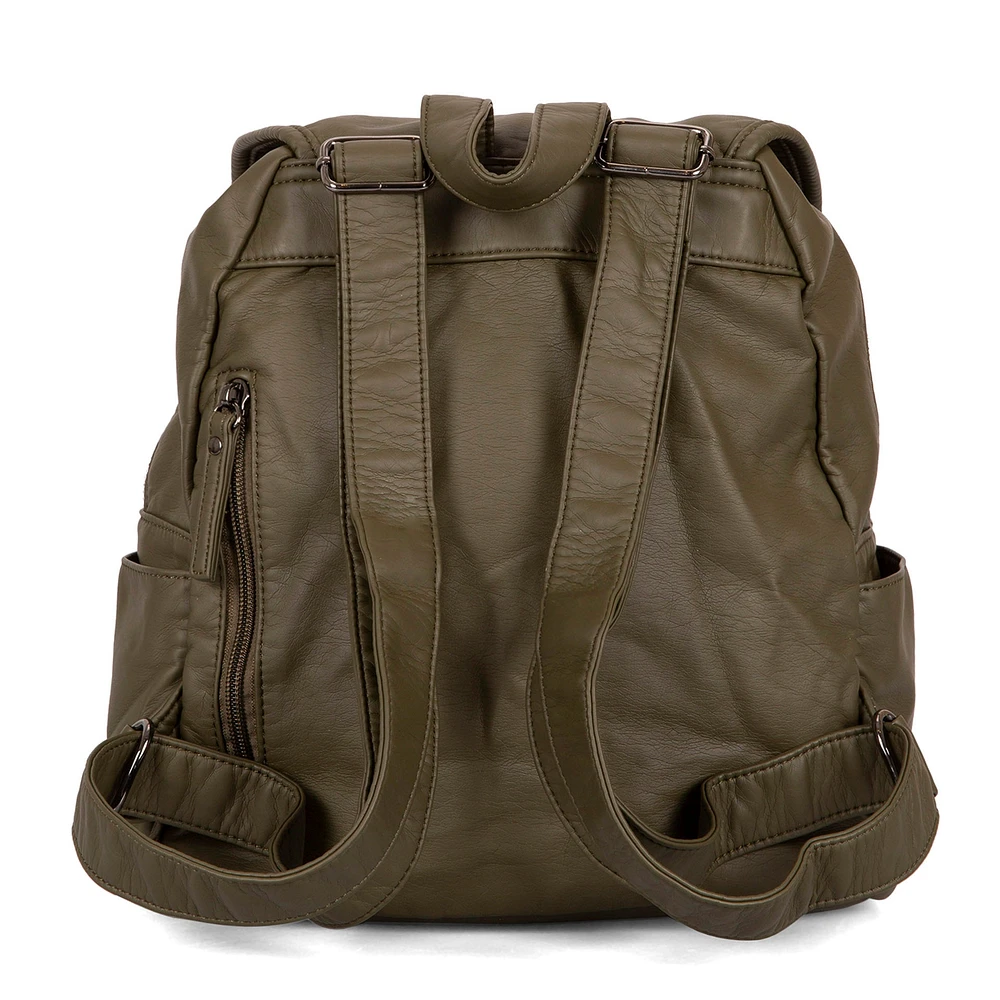 Sac à dos matelassé rabat