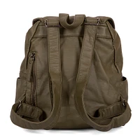 Sac à dos matelassé rabat