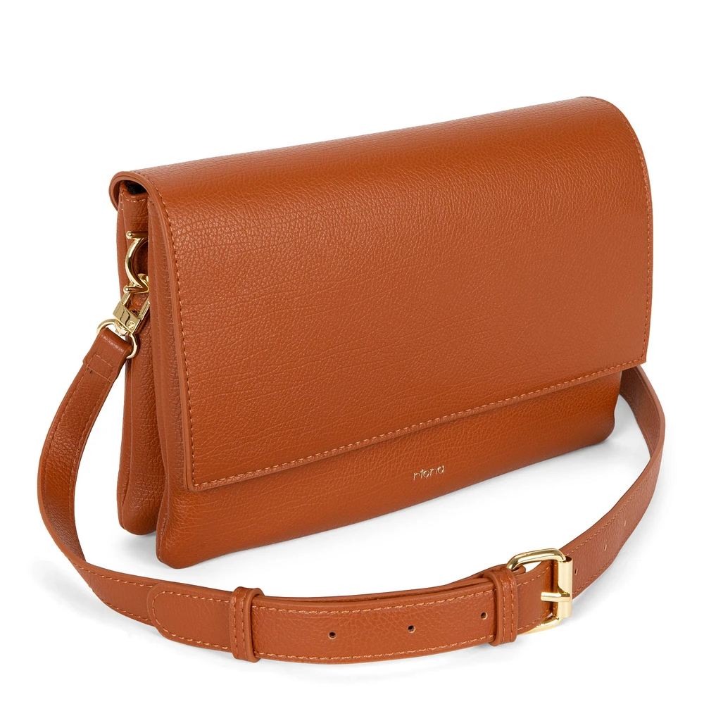 Sac à bandoulière double glissière Brooklyn