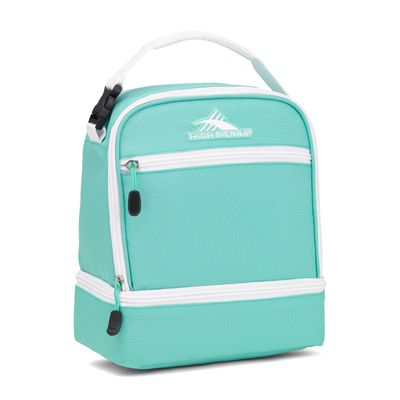 Stacked Compartment Lunch Bag - Light Green