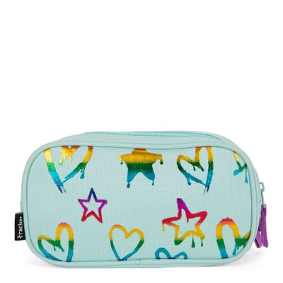 Drippy Foil Hearts Pencil Case