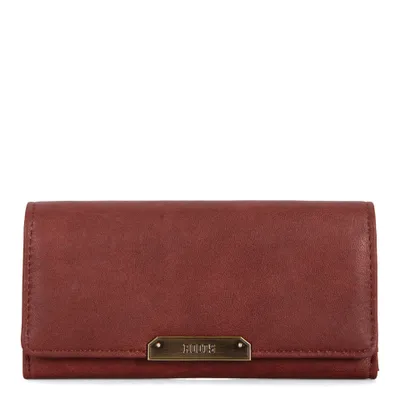 Forester RFID Large Flap Wallet - Burgundy