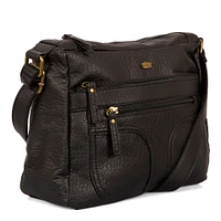 Pebbled E/W Crossbody Bag