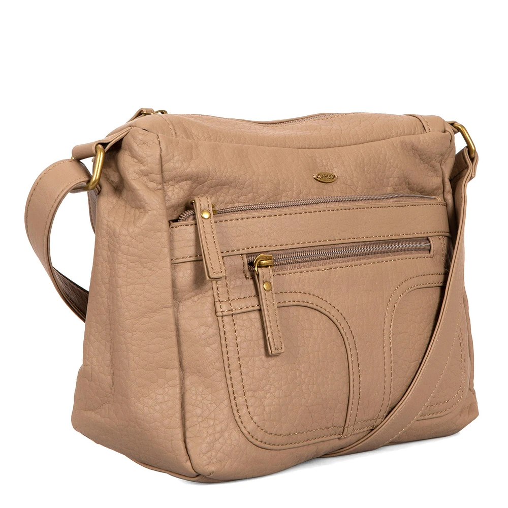 Pebbled E/W Crossbody Bag