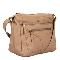 Pebbled E/W Crossbody Bag