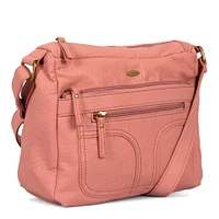 Pebbled E/W Crossbody Bag