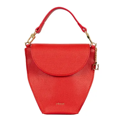 Gia Trapeze Mini Crossbody Bag - Orange