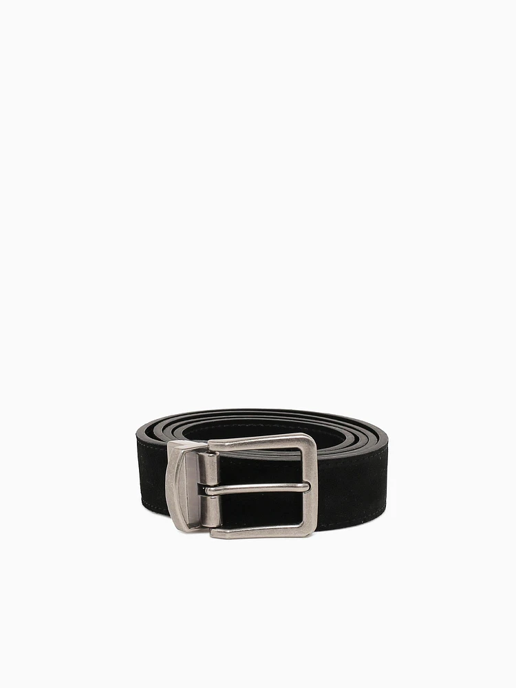 The Belt Black Suede