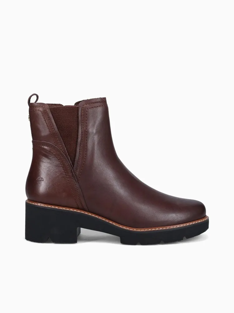 Darry Bootie Brown Leather