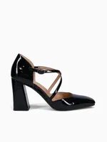 Leesha Black Patent Leather