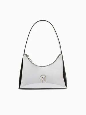 Furla Diamante Mini Shoulder Bag Silver