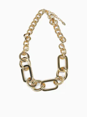 Nec Gold Zirconia Chain