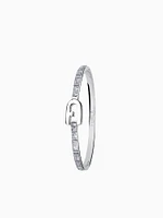 Bra Furla Sparkling Pave Bangle Argento