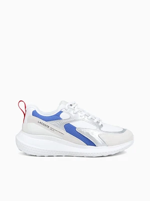 L003 Evo Wht Red Blu textile Suede