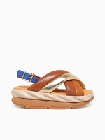 Mellow Mela Tan Leather