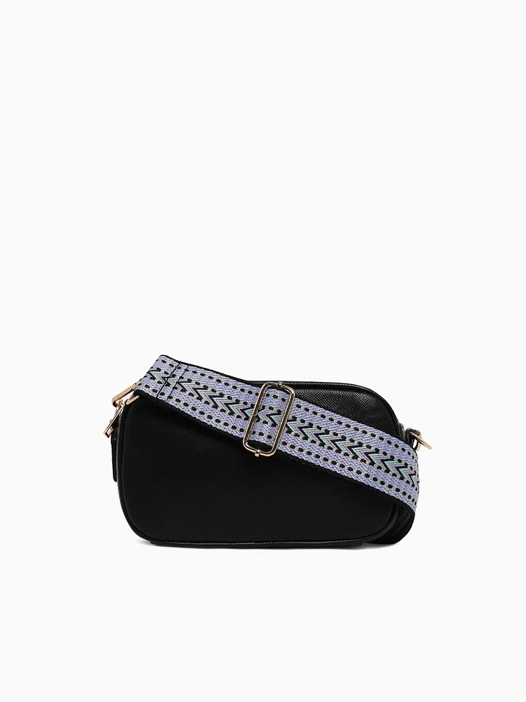 Amber Crossbag W  chain black