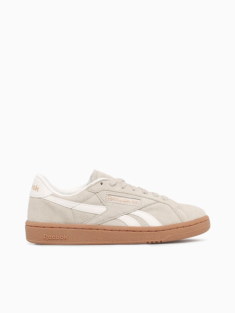 Club C Grounds Uk Beige Chalk Gum suede