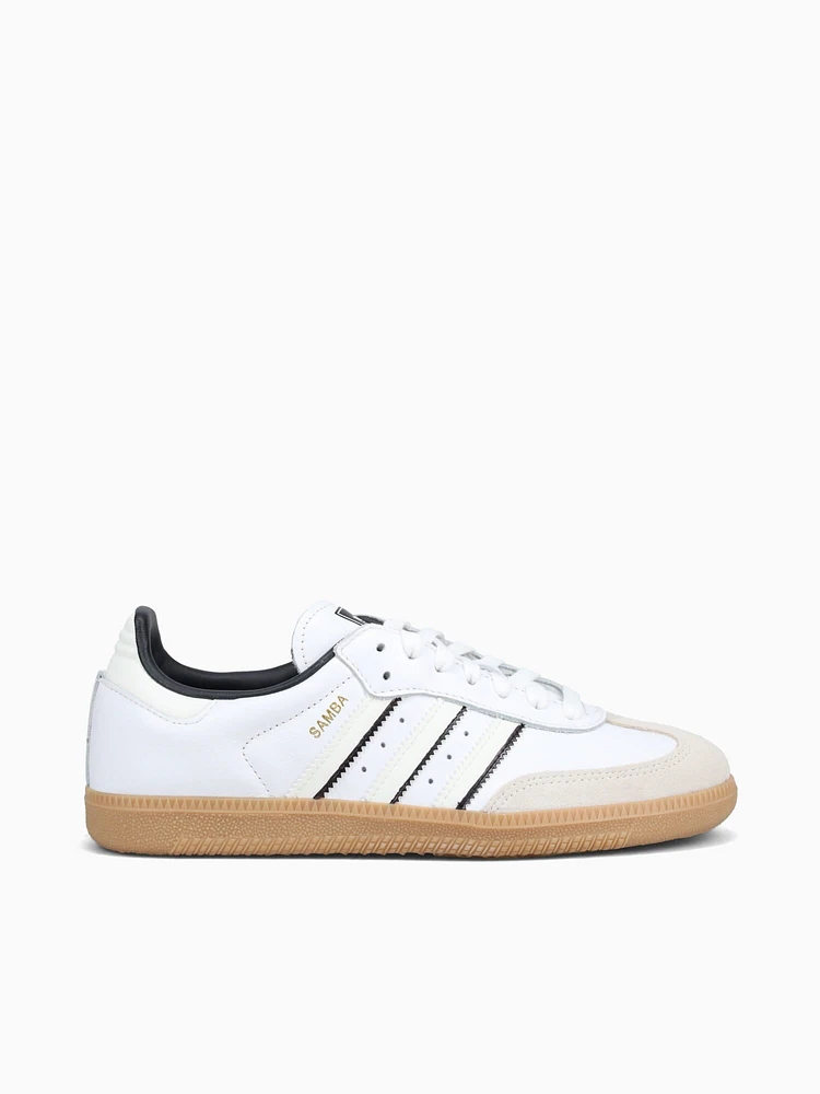 Samba Og White  off wht black leather