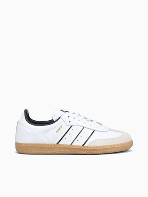 Samba Og White  off wht black leather