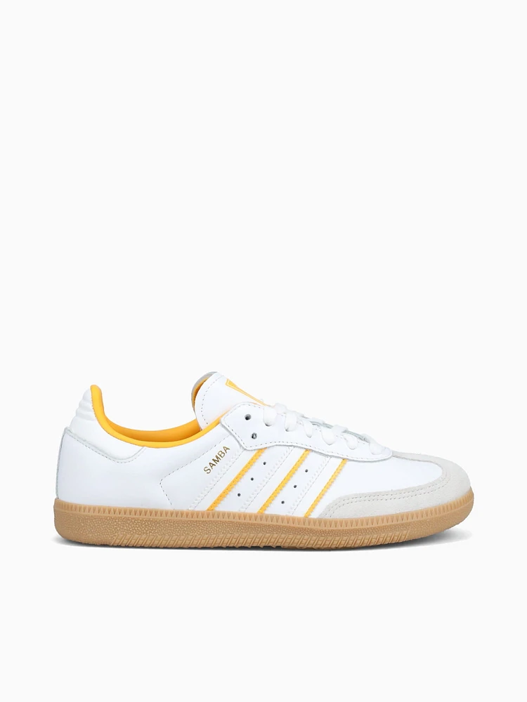 Samba Og White Yellow leather