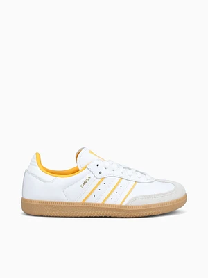 Samba Og White Yellow leather