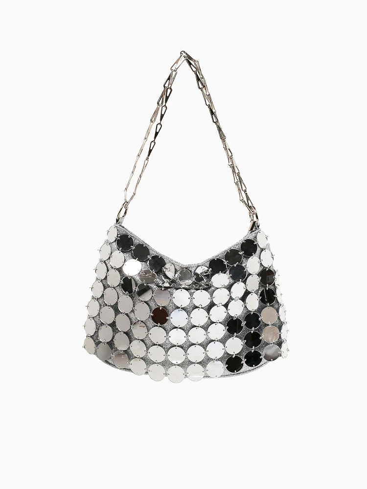 Glam Shoulder Bag Silver