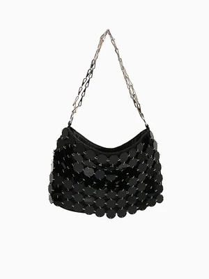 Glam Shoulder Bag Black