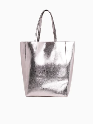 Shimmer Tote Gunmetal