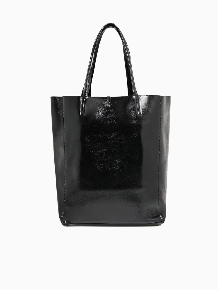 Shimmer Tote Black