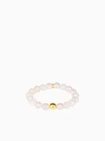 Mélange Beaded Bracelet - Snow