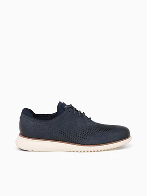 Zerogrand Laser Wing Tip Navy Ivory nbk