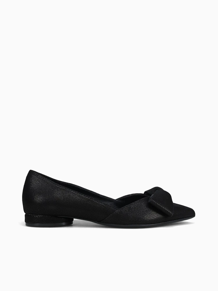 Havana Bow Black Leather