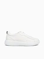 Theo White Napa Leather