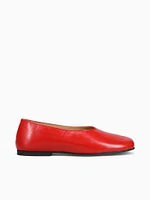 Edie Red Leather