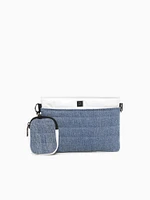 Downtown Crossbody Trad Stone Washed Den