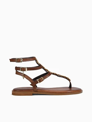 Brown Gold leather