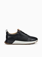 Kinnon Perfed Jogger Black Leather