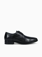 Gibbons Plain Toe Black Leather