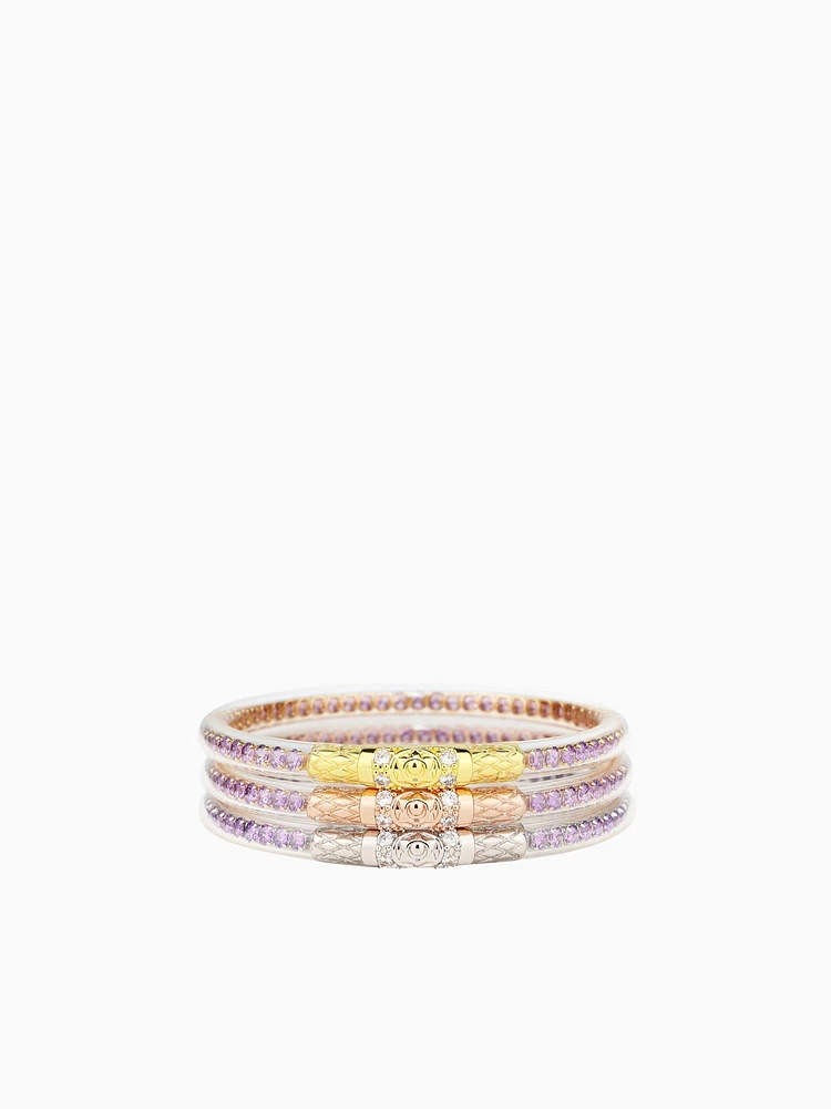 Three Queens All Weather Bangles (AWB) - Lila