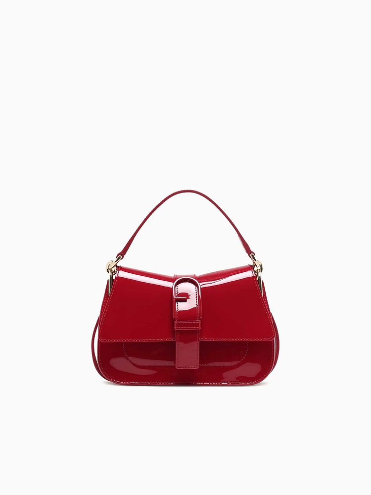 Furla Flow Mini Top Handle Rosso