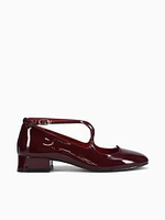 Chloe Dk Red Patent